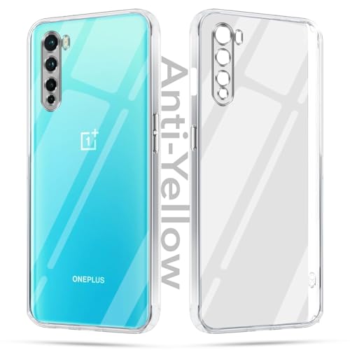 Image of Jkobi Lifetime Anti-Yellow Clear Back Cover Case for Oneplus Nord 5G (Sleek Hard Crystal | Shockproof and Camera Protection)