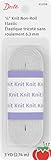 Dritz 9320W Non-Roll Knit Elastic, White, 1/4-Inch by 3-Yard