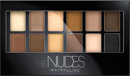 Maybelline New York Palette Fards à Paupières The Nudes 12 Couleurs