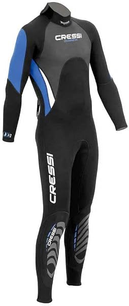 Cressi Morea Man Monopiece Wetsuit 3 mm - Muta Monopezzo senza Cappuccio Neoprene Ultrastretch, per Uomo - 4
