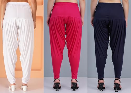Image of Buy That Trendz Patiala Salwar for Women Relaxed Fit Viscose Patiyala Salwar Harem Bottom Pants