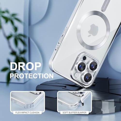 Image of Misea Magnetic for iPhone 16 Pro Max Case Compatible with MagSafe Silver