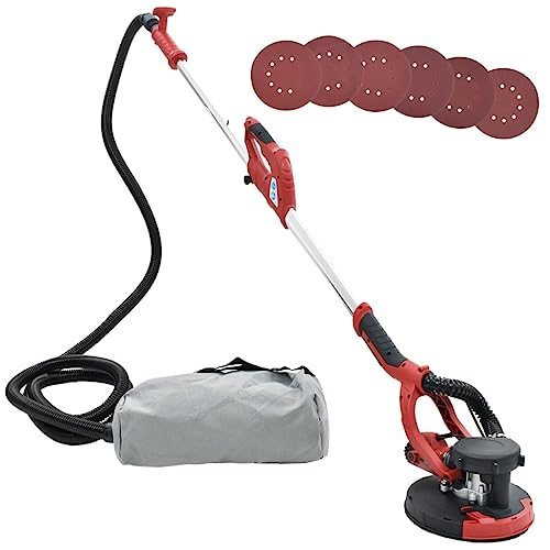 vidaXL Levigatrice per Cartongesso con Aspiratore 750 W Parete Muro Soffitto