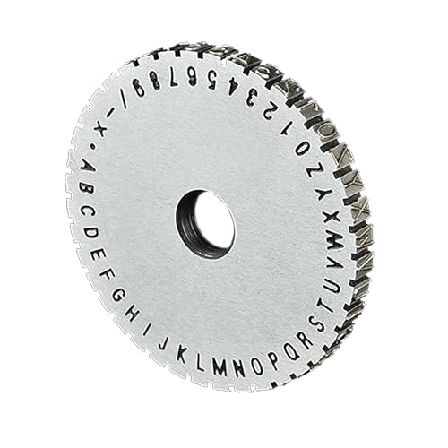 HQHAOTWU 2MM Character Wheel for Semi-Automatic Sheet Embosser