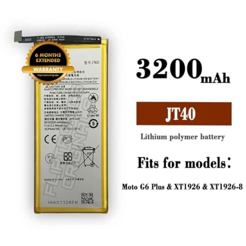 Image of JT40 Battery for Motorola G6 Plus XT1926-9 Battery with 6 Month Warranty****(X257)