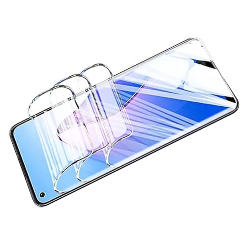 Renwox 2 Película Hidrogel de alta Sensibilidad para OPPO A77 5G 6.56' Protector de Pantalla Transparente Flexible a Prueba de Explosiones Desbloquear la Película Hidráulica