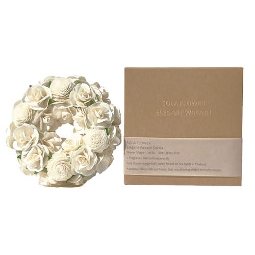 Sola Flower Elegant Wreath �\���t�����[�G���K���g���[�X Dahlia �_���A