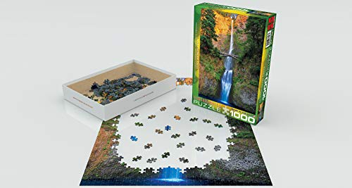 Rompecabezas de 1000 piezas de Multnomah Falls, Oregón miniatura 3