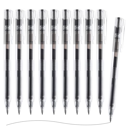 Stylos à encre gel pointe fine 0.5 mm séchage rapide anti bavure