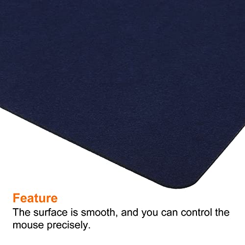 Sous-main bleu grand format tapis souris feutre écriture PATIKIL