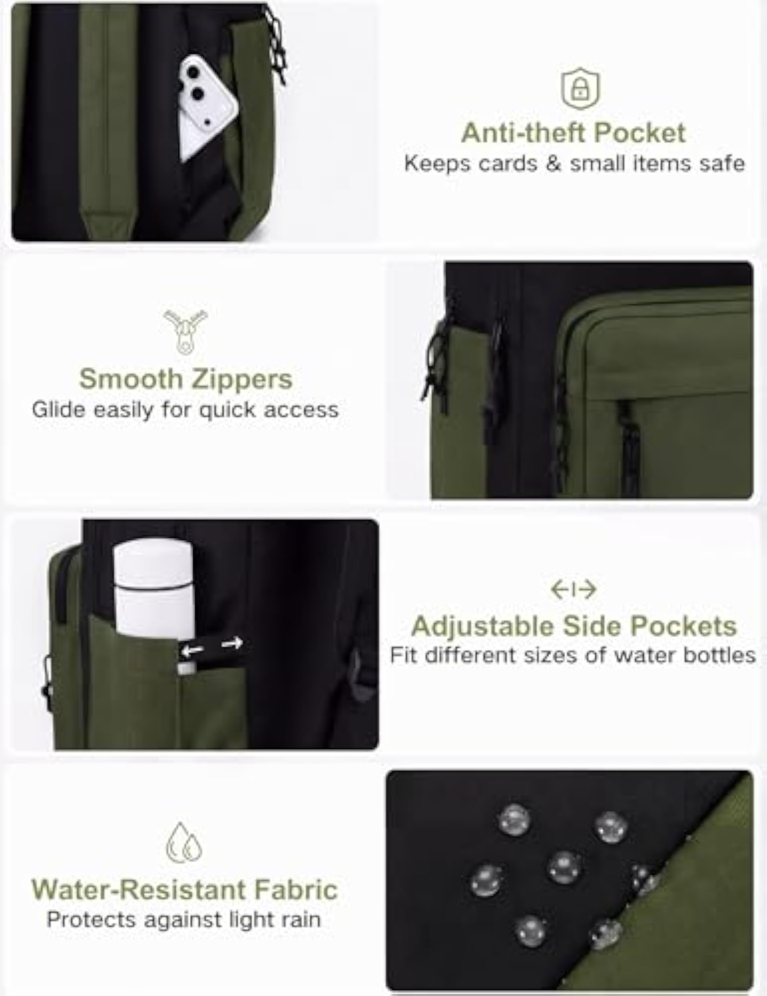 Lightweight School Backpack, Two Compartments