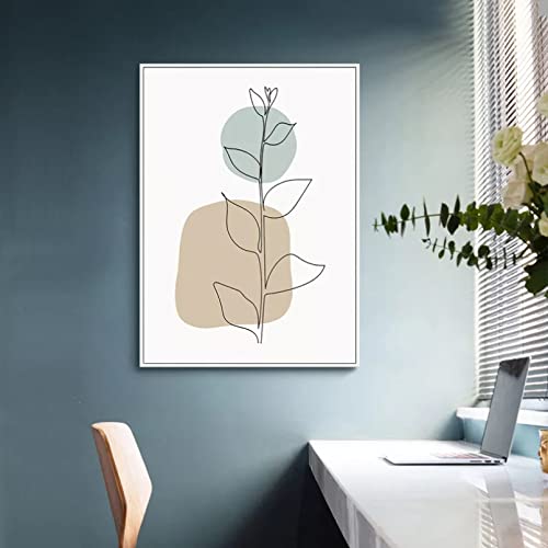 Impression sur toile peinture nordique abstraite haute definition sans cadre art