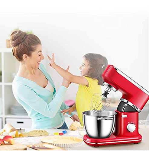 MOSHUO Mixer Edelstahl-Neigungskopf-Ständer 8-Gang-Multifunktions-Haus und Küche Vollautomatischer MixerKleiner… – Bild 3