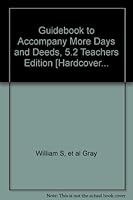Guidebook to Accompany More Days and Deeds, 5.2 Teachers Edition [Hardcover... B000L3EZ3Y Book Cover