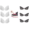 Shoe Creases Protector for Any shoe,6 Pairs Shoe Anti Creases Guard to Prevent Sneaker Creases3black/3white