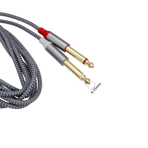 Cable USB A a Dual Jack 6.35 mm Audio Auxiliar miniatura 4