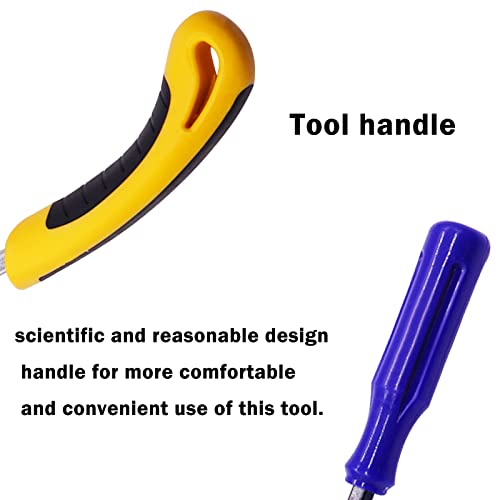Image of 2Pcs Heavy Duty Upholstery and Construction Staple Remover with Upholstery and Construction Staple Puller Tack Puller Tool, for Furniture, Floor,Photo,Carton Frame