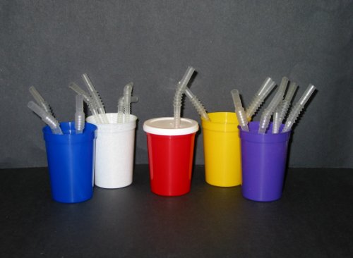 Pitillos flexibles de 7 pulgadas reutilizables miniatura 2