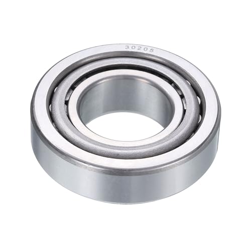 QUARKZMAN 2 Stück 30205 Kegelrollenlager Kegel und Becher, 25mm Bohrung x 52mm Außendurchmesser x 16,25mm Dicke, Chromstahl Kegelrollenlagersatz, ABEC-5