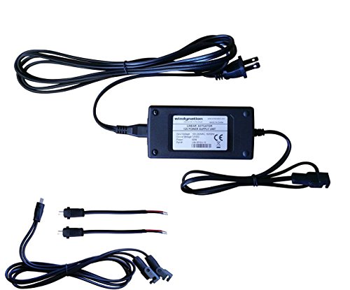 WindyNation Linear Actuator or DC Motor Power Supply + Double Adapter Cable + Wiring