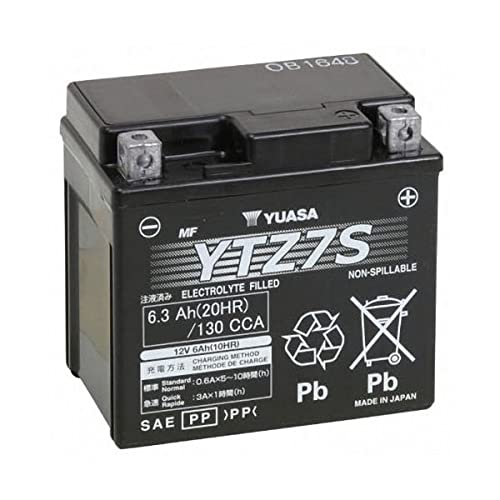 BATTERIA YUASA YTZ7S CARICA COMPATIBILE EXC 125 250 400 450 525 HONDA HORNET CB 600 2002