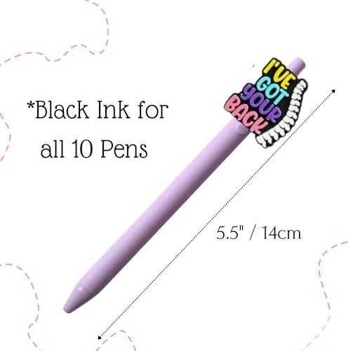 6PC Physical Therapy Pens PT Physio Therapist Student Doctor Occupational OT Workers Education Essentials Must Haves Fun Best Rehab Team Month Decoration Office Supplies Accessories Gift Ideas
