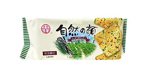 Chung Hsiang Green Onion Soda Cracker 4.94oz, 2 Pack (Laver)