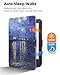 WALNEW Case for 6” Kindle Paperwhite 2012-2017(Model No.EY21 or DP75SDI) - PU Leather Case Smart Protective Cover Only Fits Old Generation Kindle Paperwhite Prior to 2018