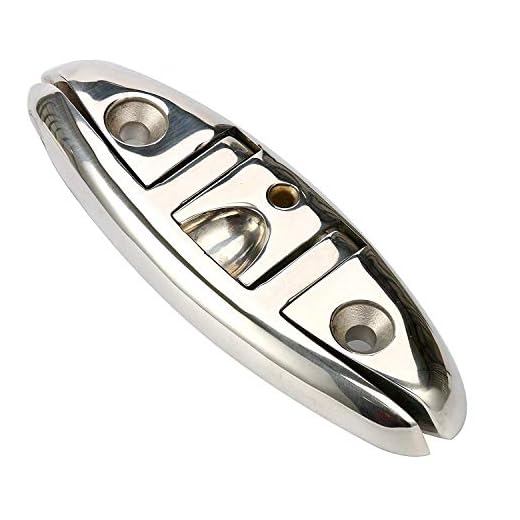 Moligh doll Bitta Pieghevole in Acciaio da 6 Pollici, Bitta con Apertura a Libro