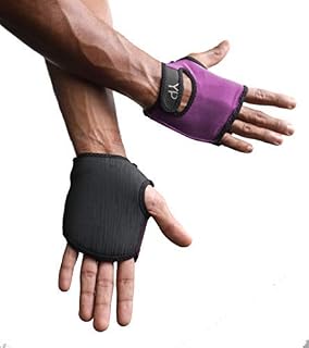 YogaPaws SkinThin Non-Padded Yoga Gloves for Women and Men, Non Slip Grip,