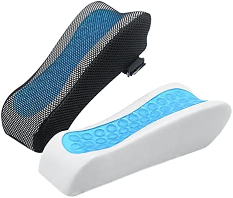 ZNCMRR 2 Pack Office Chair Armrest Pads Covers With Memory Foam Elbow Pillow For Forearm Pressure Relief Black Arm Rest Covers For Office Chairs Wheelchair Comfy Gaming Chairblack - View #6