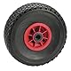 Dörner + Helmer 740310RP Pannensicheres Rad mit Kunsstofffelge, Silber, 260mm x 85mm