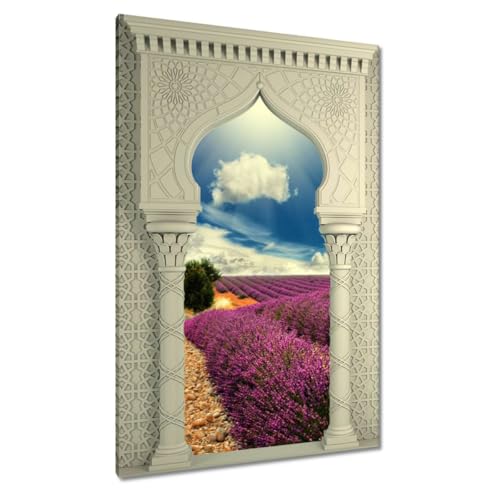 Peinture imprimée sur toile haut de gamme lavande 80x120 cm H851M