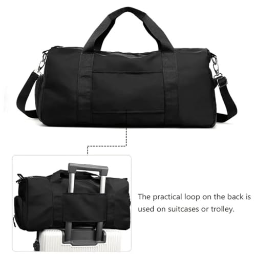 Custom Gym Bag - Durable & Stylish Personalized Duffle for Men & Women (Black)3