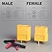 MADCATZ (5 Pairs) XT60 Connectors with Heat Shrink Tubing Male & Female High-Temp Nylon & Gold-Plated for RC, FPV Drones, ESC, Lipo Battery (10 Pcs)