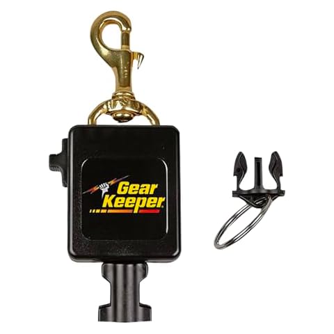Gear Keeper Locking Scuba Console Retractor | for Securing a Console at the Hip or Chest Area | Available in Various Mounting Options | Made in USA Cover