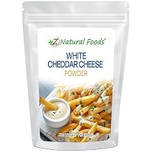 Z Natural Foods White Cheddar Cheese Powder, Nutrition-Packed, Creamy Cheese Powder, Perfect for Pizza, Mac and Cheese, Soups, Salads, and More, Non-GMO, Gluten-Free, Kosher, 1 lb.