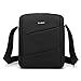 CoolBELL 10.6 Inch Shoulder Bag Carrying Day Bag with Adjustable Shoulder Strap Simple Style Sleeve Case for Tablet/iPad (Black)