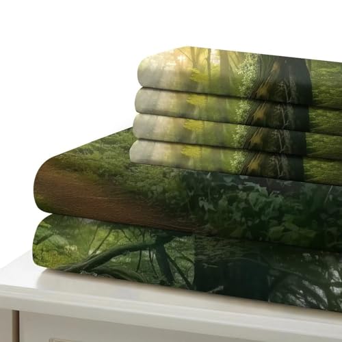 Housse de couette 3D Arche du Cœur de la Forêt 140x200cm microfibre - 7
