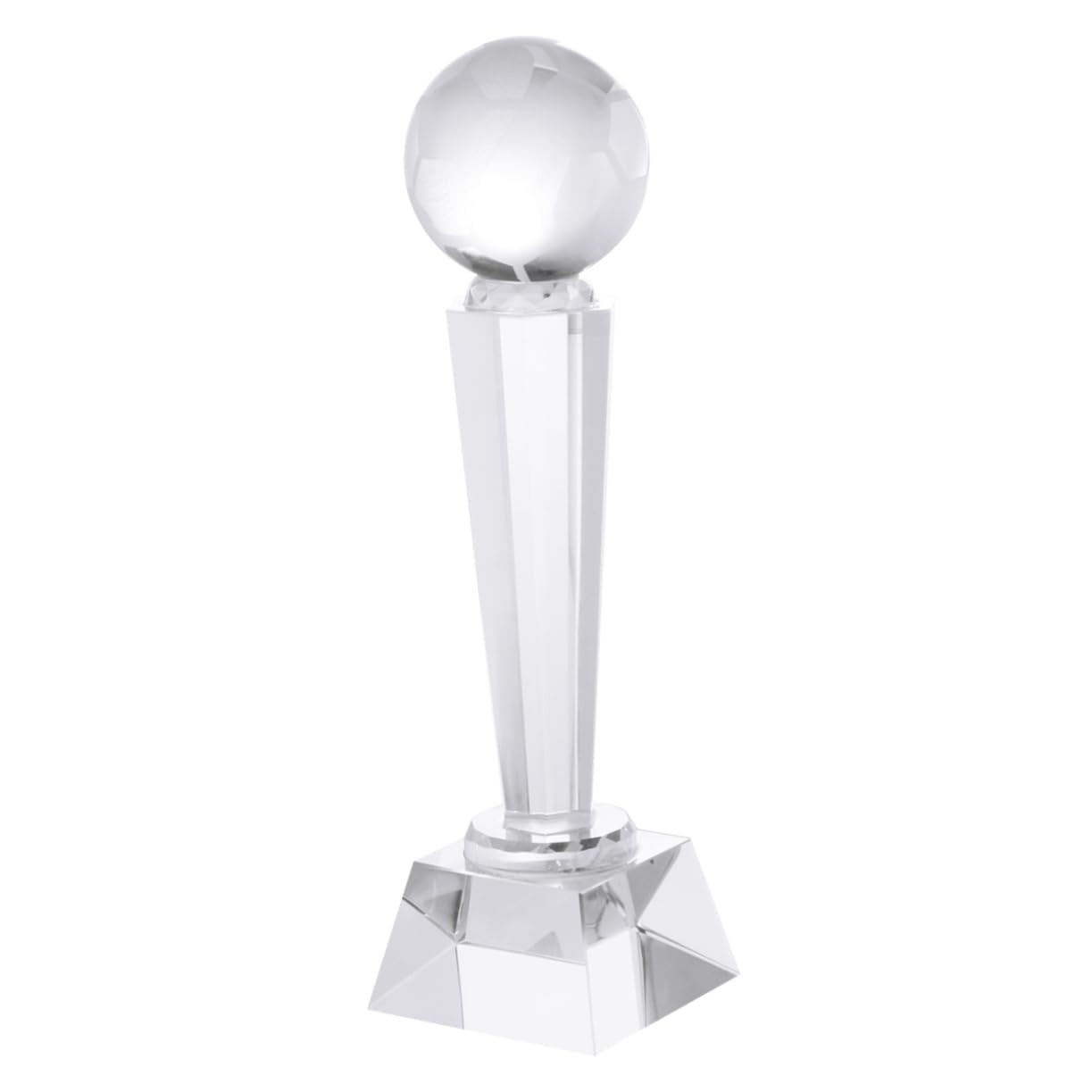 Toyvian Quarzkristall Fußball Pokal Trophäe Auszeichnungspokal Kristallpokal Kinderpokal Turnier Ehrenpokal Geschenk Für Sportveranstaltungen