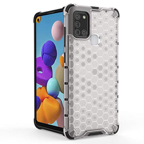 Image of Glasgow Back Case Cover Designed for Samsung Galaxy A21s - Transparent