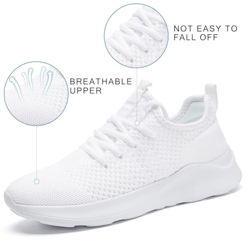 Women Walking Shoes Ladies Running Sneakers Breathable Mesh Sports Shoes Casual Lightweight Gym Lace up Sneakers Fitness Athletic Slip On Comfortable2
