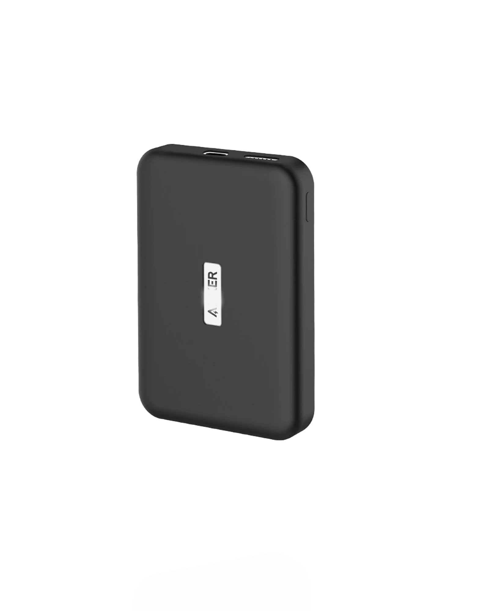 Anker MagGO Power Bank (10000 mAh, 15 W), silikonowe etui, funkcja oświetlenia nocnego, odporne na zarysowania, uderzenia, tragba, czarne