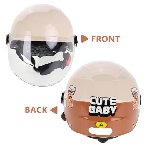 Casque de protection enfant taille réglable et visière