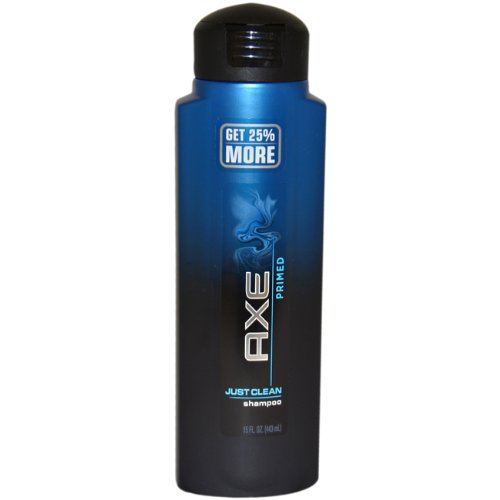 Primed Just Clean Shampoo Men Shampoo by Axe, 15 Ounce