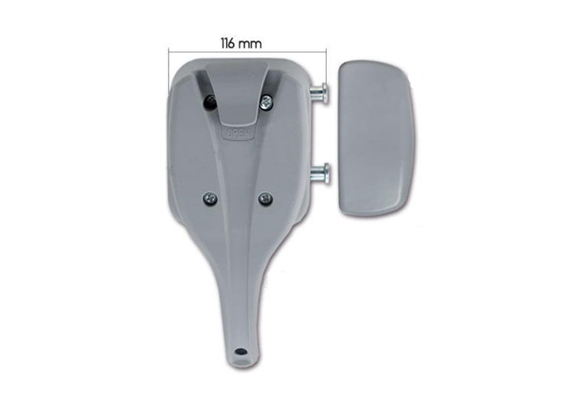 CR-MOESANCO® Cerradura Zadi Basic para Puerta de Caravana y Autocaravana con Bombín y Llaves