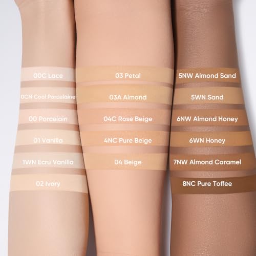 Image of SKINTIFIC Ultra Cover Powder Foundation For Oily Skin 1WN Ecru Vanilla | Full coverage matte finish, one-swipe flawless, oil control, long-lasting pore-blurring pressed powder for oily skin.