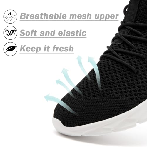 Image of DLWKIPV Womens Slip on Walking Tennis Shoes for Women Work Running Athletic Gym Sports Sneakers Lightweight Casual Shoe
