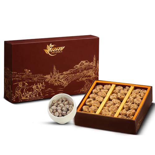 Image of Rav Organic Certified Organic Till Revadi Gud Candy - Made with Sesame Seeds, Jaggery & Pure Cow Ghee | Til Rewadi Rewari Gajak Chikki | Traditional Revri & Revdi Sweet |Gur Ki Revdi | Winter Special Indian Snacks - 500 gm