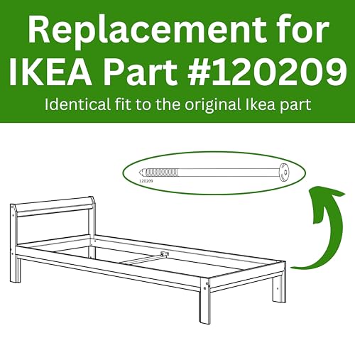 Spare Hardware Parts Ersatz für IKEA Furniture Screw Metric Head Cap PF6S Screw (120209)